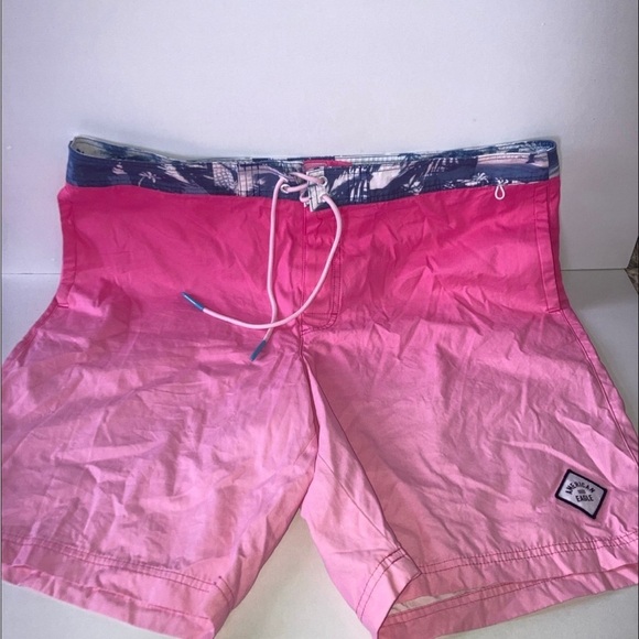 Pink swimsuit trunks men’s American eagle swim trunks men’s XL PINK - Picture 2 of 5
